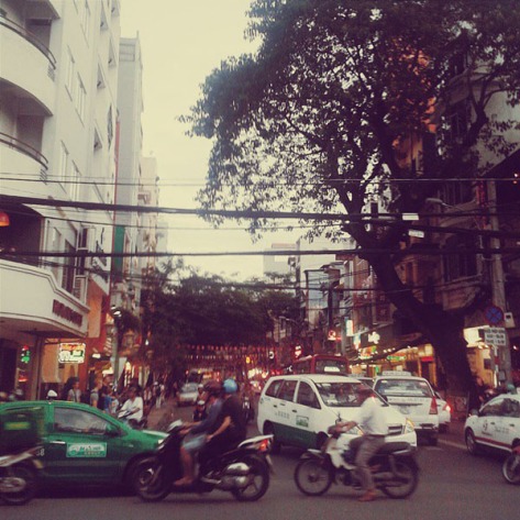 Pham Ngu Lao street - the heart of the backpackers scene