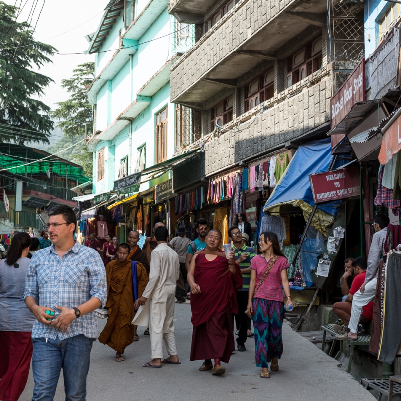 Streets of McLeod Ganj, Dharamsala, India